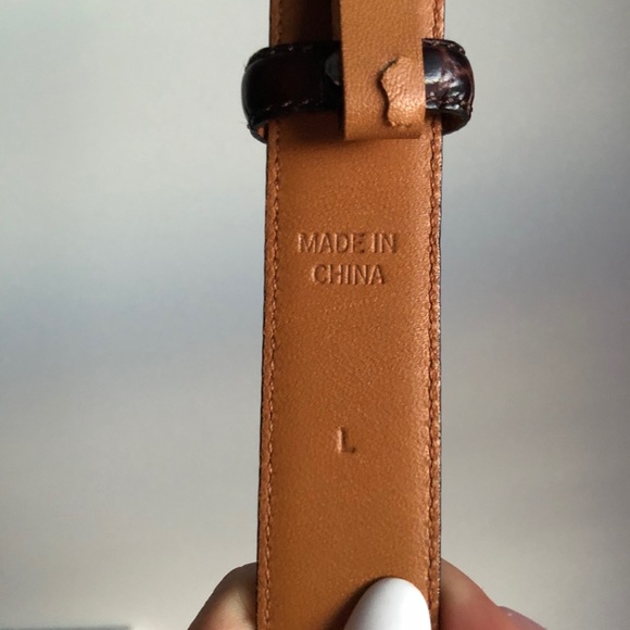 Ralph Lauren Brown Leather Belt